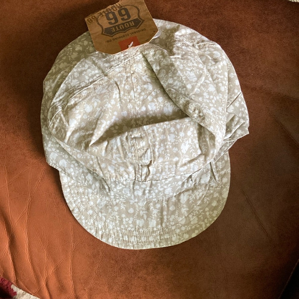 Route 66 Tan and Brown Hat